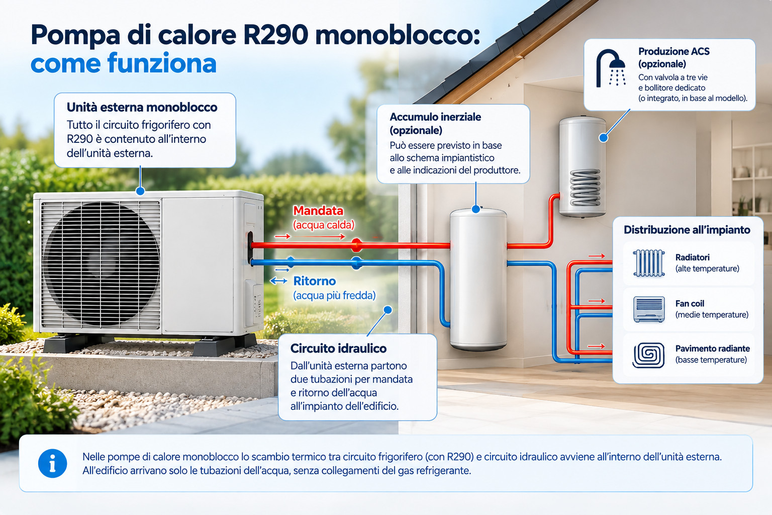 pompa di calore monoblocco